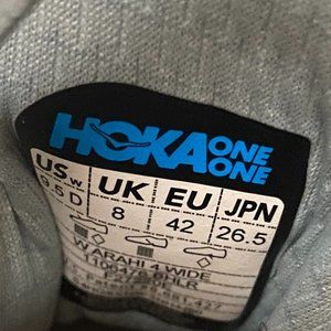 HOKA ONE 9.5w WOMENS ARAHI 4 SNEAKERS